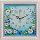 Embroidered wall clock Daisies Fantasy. Watch. jema_flowers (Svetik7tsvetik). My Livemaster. Фото №4