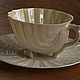 Винтаж: Belleek чайная пара ракушка. Кружки винтажные. AntiqueLA. Интернет-магазин Ярмарка Мастеров.  Фото №2