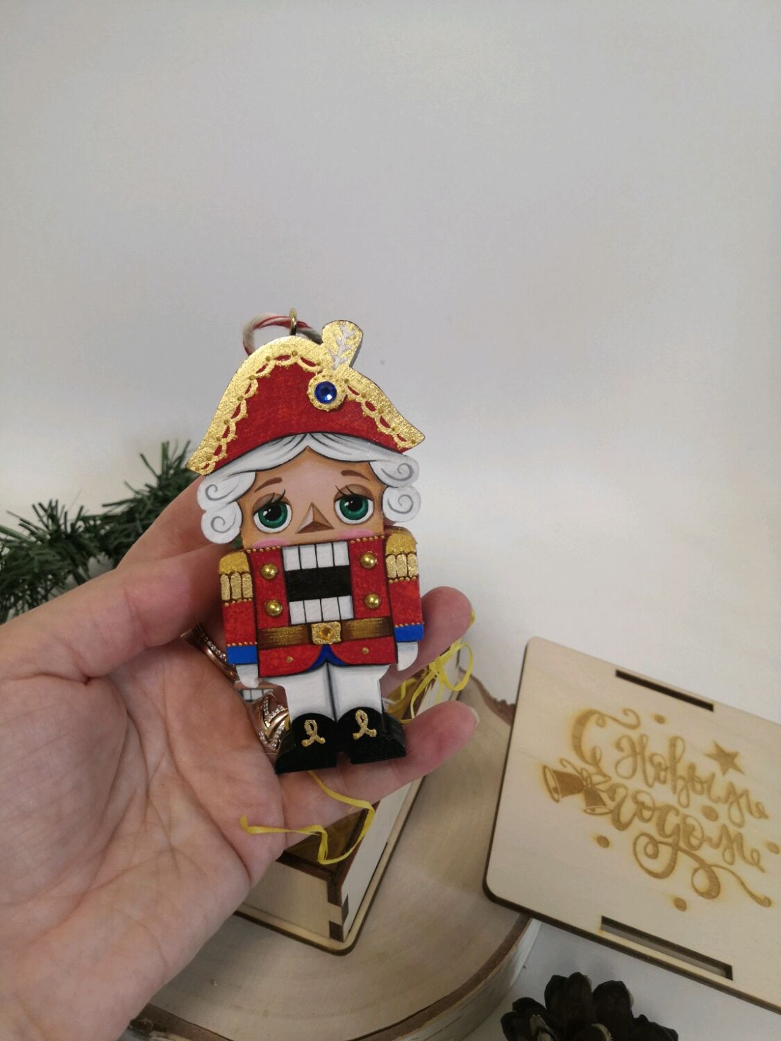 Деревянный Щелкунчик 10см в интернет-магазине Ярмарка Мастеров по цене ...