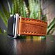 Ремешок для Apple Watch 42. Ремешок для часов. VIKING LEATHER CRAFT. Интернет-магазин Ярмарка Мастеров.  Фото №2