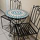 TABLES: Forged table and two chairs. Tables. Marjana. My Livemaster. Фото №4