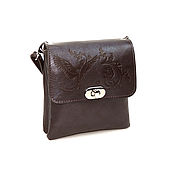 Сумки и аксессуары handmade. Livemaster - original item Crossbody bag: Women`s leather handbag brown Miya S57p -722. Handmade.