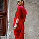 Платье Drape Red. Платья. MILENA (aakasha). Ярмарка Мастеров.  Фото №4