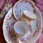 Посуда ручной работы. Ярмарка Мастеров - ручная работа Vintage porcelain pairs Konigl. pr. Tettau Germany. Handmade.
