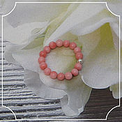 Украшения handmade. Livemaster - original item Pink coral ring p18. Handmade.