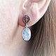 Order earrings: ' Tonia' - moonstone, silver. masterskai. Livemaster. . Earrings Фото №3