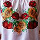 Women's embroidered blouse 'Poppies and Sunflowers' ZHR2-214. Blouses. babushkin-komod. My Livemaster. Фото №5