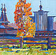 Oil painting. Holy fall. Pictures. Maria Barkovskaya. Online shopping on My Livemaster.  Фото №2