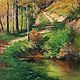 'Oil painting landscape On the path along the ravine Vladimir Chernov. Pictures. VladimirChernov (LiveEtude). My Livemaster. Фото №4