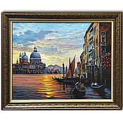 Картины и панно handmade. Livemaster - original item Venice/ 70h90 cm/ oil on canvas, handmade. Handmade.