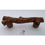 Для дома и интерьера handmade. Livemaster - original item Wooden furniture handle in rustic style Twig hand carving. Handmade.