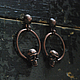 Серьги Dangerous. Серьги классические. G L E N J A N. Ярмарка Мастеров.  Фото №4