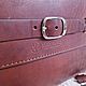 Эксклюзивный кожаный портфель. Портфель. ALEX FLAIR • leather goods. Ярмарка Мастеров.  Фото №6