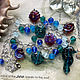  "Краски моря". Комплекты украшений. Nina-beads (Ninabeads). Интернет-магазин Ярмарка Мастеров.  Фото №2