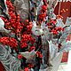 Ветки заснеженные красные, белые. Новогодняя флористика. Новогодние композиции. DARK FLORIST Флористика Декор ЦВЕТЫ. Ярмарка Мастеров.  Фото №6