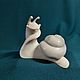 snail funny. Carved miniature. Figurines. NGS Masters. My Livemaster. Фото №5
