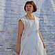Felted dress 'White dream'. Dresses. silk wool. My Livemaster. Фото №5