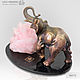 Bronze elephant with manganocalcite gift for the head. Amulet. Miner premium - Ltd Moscow (mineralpremium). My Livemaster. Фото №6