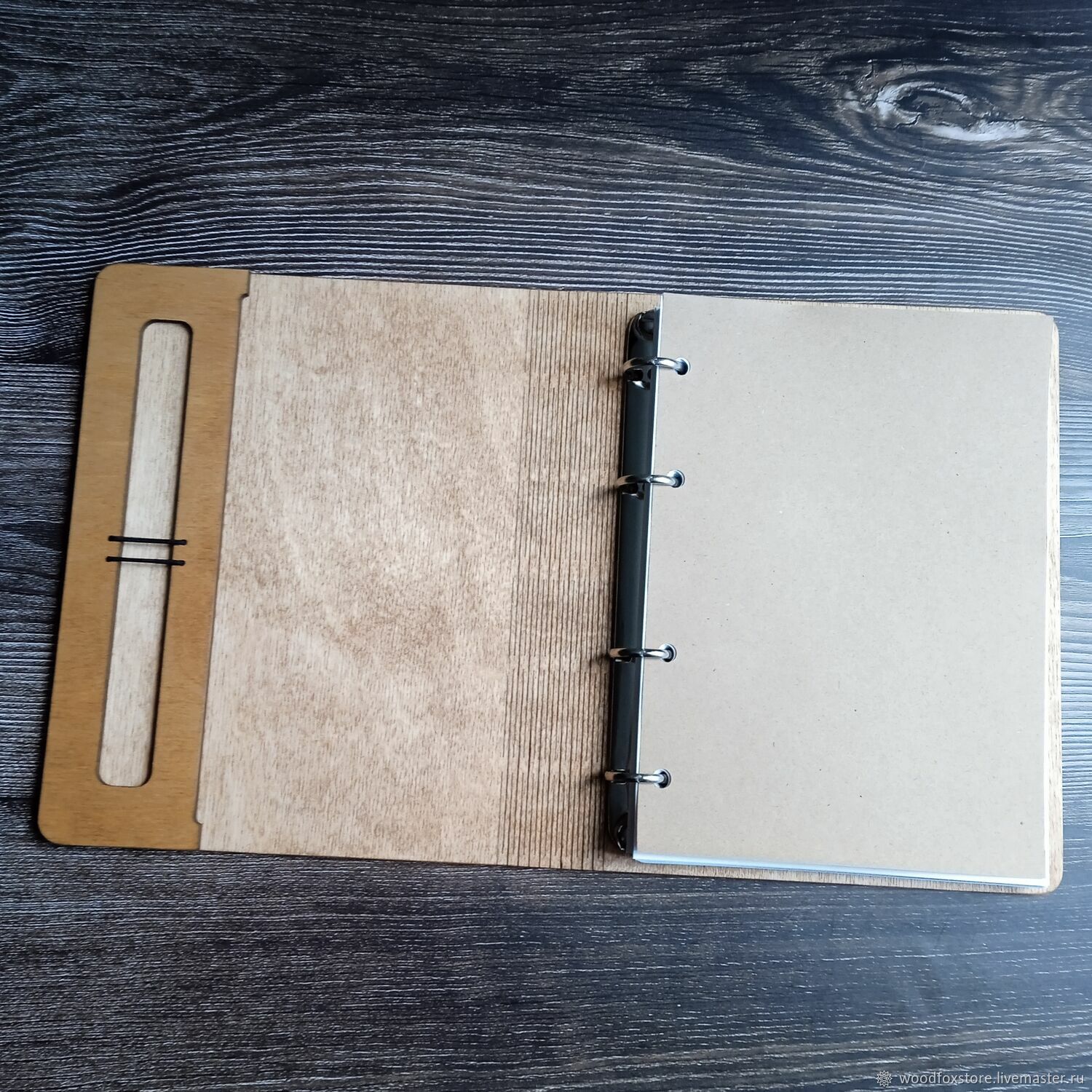 Блокнот из дерева формата А5 с вашим дизайном – заказать на Ярмарке ...
