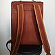 Рюкзак кожаный. Рюкзаки. ALEX FLAIR • leather goods. Ярмарка Мастеров.  Фото №5
