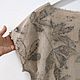 Заказать Фуфайка печать листьями пиона, 46-54 р. Ботаника Текстиль. Ярмарка Мастеров. . Футболки Фото №3