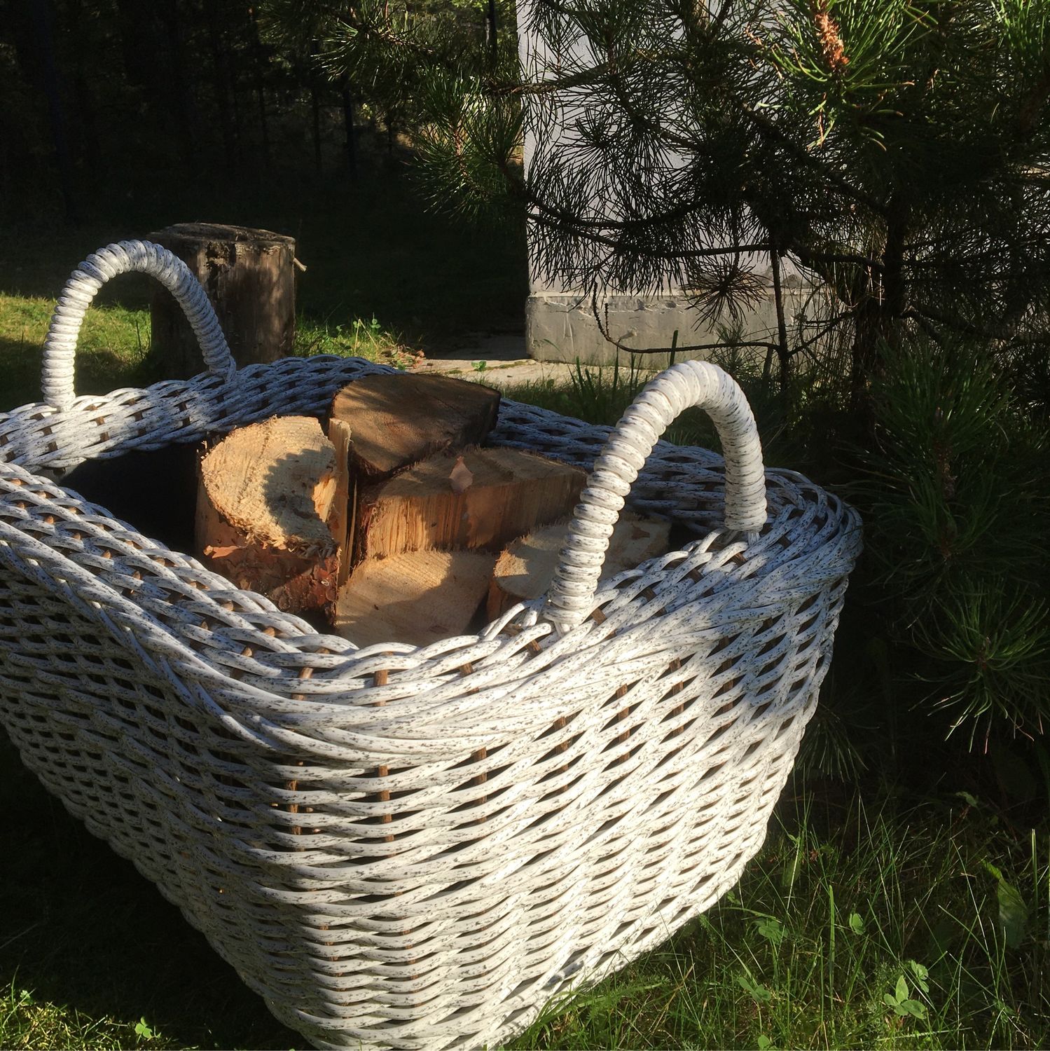 Дровница из ротанга в интернет-магазине на Ярмарке Мастеров | Дровницы ...