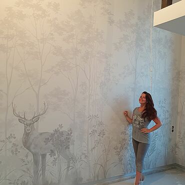 Художественная роспись стен профессионалами, преобразит любой интерьер