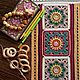 Doily crocheted 'Summer Windows'. Doilies. Crochet doilies-Elena Strokina (elenastrokina). Online shopping on My Livemaster.  Фото №2