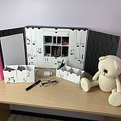 Канцелярские товары handmade. Livemaster - original item Desktop organizer with drawers. Handmade.