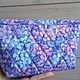 Handmade quilted cosmetic bag Hydrangea, Beauticians, Moscow,  Фото №1