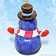 Order Snowman ceramic bell. FunIdea. Livemaster. . Bells Фото №3