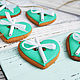 Заказать Печенье с пожеланиями "Tiffany". Cookie-boutique. Ярмарка Мастеров. . Набор пряников Фото №3