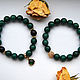 A bright set of bracelets with green agate. Bracelet set. Twinkle Shop (twinkleshop). Online shopping on My Livemaster.  Фото №2