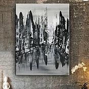 Картина маслом на холсте "Париж"