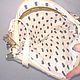 Beige leather summer bag 'Fiona beige',striped bag. Classic Bag. Handbags genuine leather handmade. My Livemaster. Фото №4