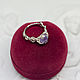 White gold leaf ring with Verbena amethyst'. Rings. Unusual Gemstone Jewelry. Online shopping on My Livemaster.  Фото №2