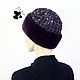Order Luxury women's hat made of Finnish mink fur on knitwear DF-88. Mishan (mishan). Livemaster. . Caps Фото №3