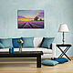 Painting 'Lavender Evening' 50h70 cm. Pictures. Zhaldak Eduard paintings. My Livemaster. Фото №6
