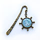 Bookmark for the book Steering wheel gray-blue color. Bookmark. fiorellino. Online shopping on My Livemaster.  Фото №2