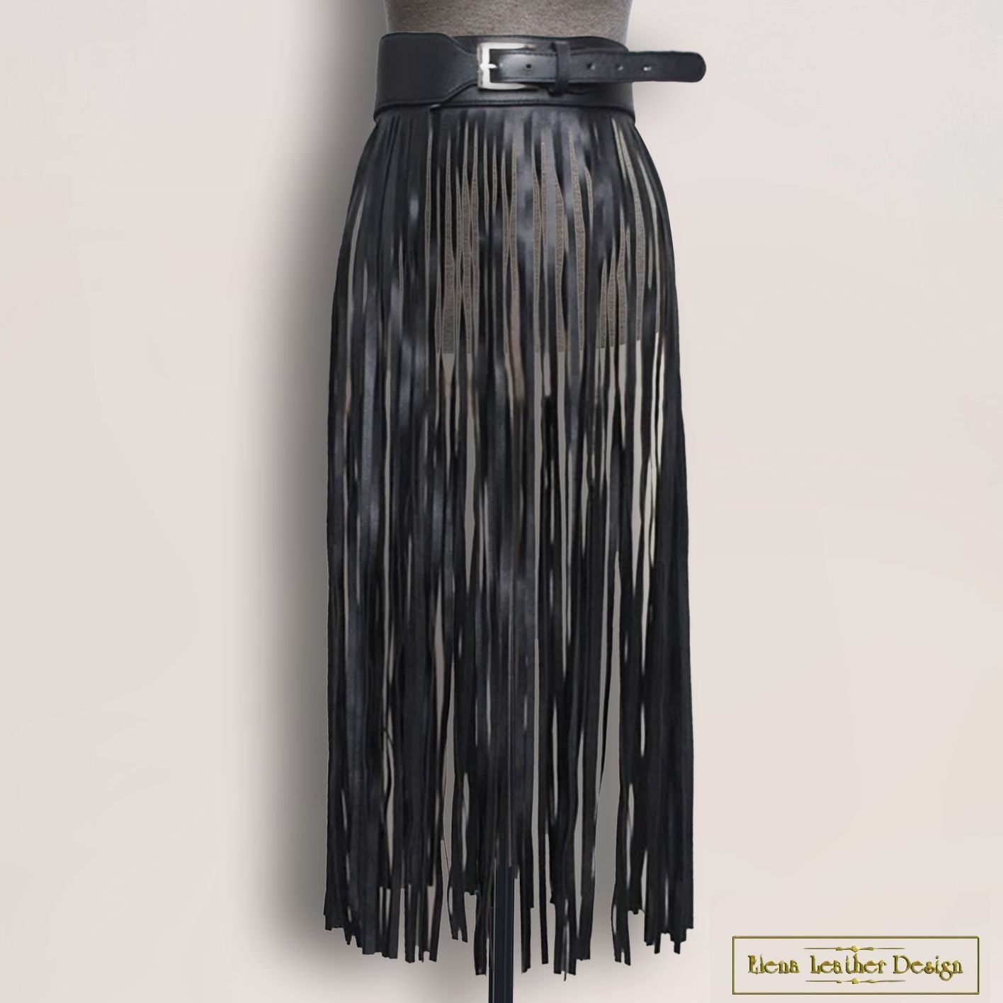 Fringe skirt made of genuine leather/suede (any color), Skirts, Podolsk,  Фото №1