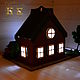 Vintage House-lamp Nightlight Miniature Diorama Rumbox. Houses. Дом креативного декора
        Wedge Magic. My Livemaster. Фото №6