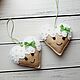 Christmas tree toy in the shape of a heart. Christmas decorations. Natka-chudinka. My Livemaster. Фото №6