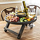 Wine table menazhnitsa made of dark oak. Scissors. Foksvudrus. Online shopping on My Livemaster.  Фото №2