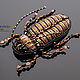 Order The Cockroach brooch, embroidery thread. N_Belokon_jewelry. Livemaster. . Brooches Фото №3