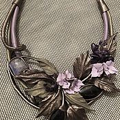 Украшения handmade. Livemaster - original item Necklace: Amethyst Hydrangea.. Handmade.