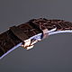 Ремешок для часов из крокодиловой кожи для Apple Watch IMA0470KN1, Ремешок для часов, Москва,  Фото №1