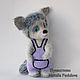 Order Knitted toy wolf bright. Knitted tale of the glomerulus. Livemaster. . Stuffed Toys Фото №3