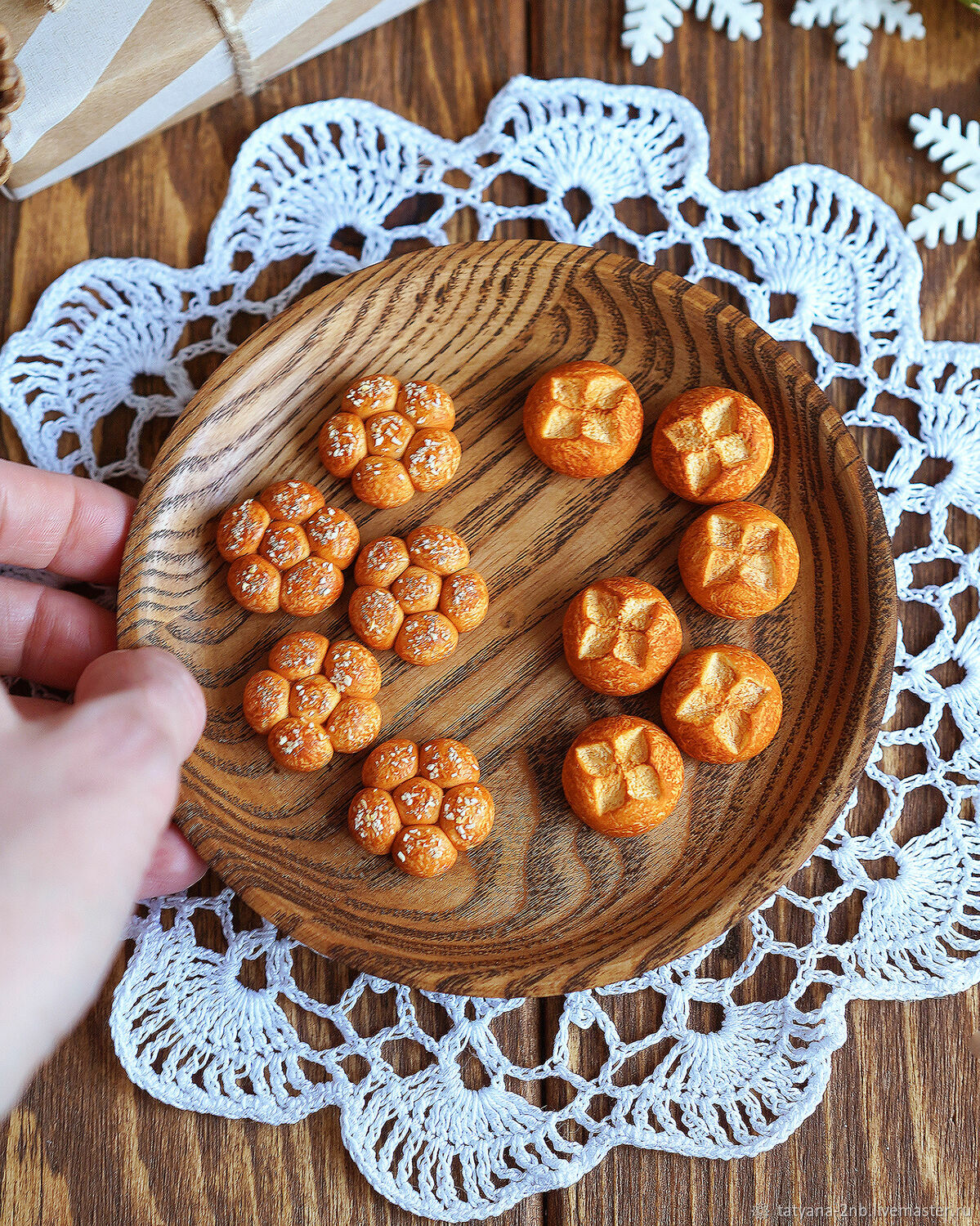 Кукольная мебель из полимерной глины