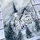 'Snow Castle' acrylic painting (landscape, winter), Pictures, Korsakov,  Фото №1