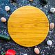 Заказать Деревянная менажница диаметром 40 см. Wood apple decor. Ярмарка Мастеров. . Менажницы Фото №3